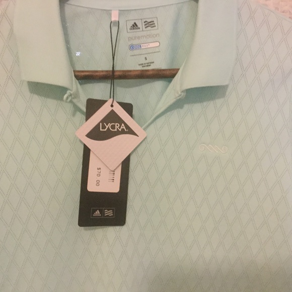 Adidas Teal blue woman top size small - Picture 3 of 5